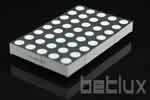 Dot matrix LED - 5x8 bicolor 5mm
