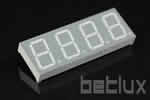 7 Segment white LED - Four Digit 0.8 inch - LED components