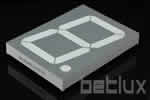 optoelectronics - LED display -Single digit - 4.0 inch bicolor