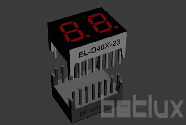 2 digit LED seven segment disaply