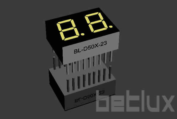 7 segment LED | 0.50 inch | double digit