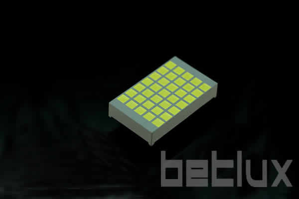dot matrix led | 5x7 display 1.2 inch height, 3mm dia.