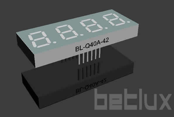 7 segment LED | 0.40 inch four digit | LED panel