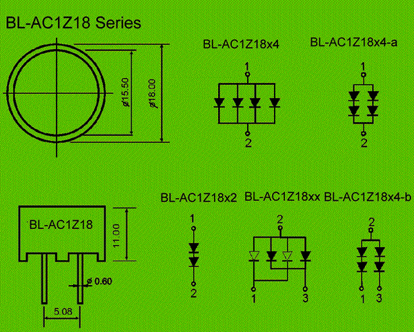 LED bar | circle LED | 18mm light bar Package diagram 